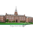 thumbnail image 1 of Université de Cincinnati Campus Images Lithographie Imprimée, 1 of 1