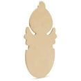 thumbnail image 2 of Sturdy Easter Décor, Easy to Paint, Pre-Sanded Easter Chick in Egg Wood Cutout, Fun Wood Craft, 8 Inch, Pack of 50, by Woodpeckers, 2 of 7