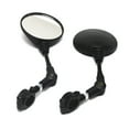 thumbnail image 3 of 1 Pair Universal Motorcycle Scooter Aluminum Alloy Handlebar Collapsible Round Shape Rearview Side Mirror Base Modified Accessories for Street Cars Universal Scooters, 3 of 7