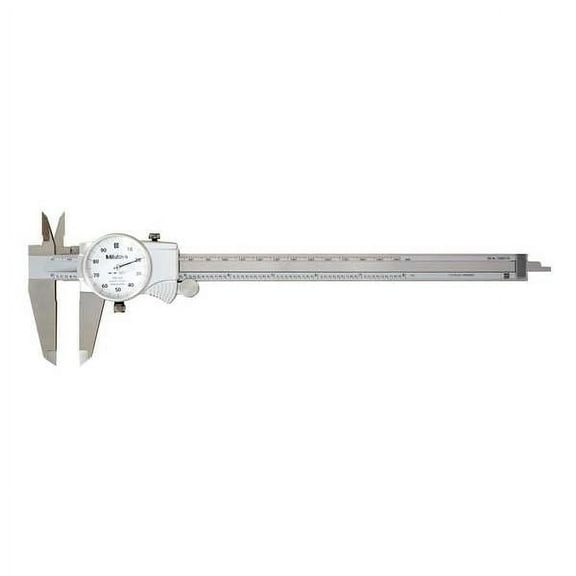 Mitutoyo Dial Caliper,0 to 8" Range,0.001 505-743J