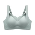 thumbnail image 3 of Hrsba Womens Plus Size Bra,Women's Sexy Bra-thin Cup No Steel RingUnderwear Gathered Sleep Bra,Womens Casual Summer Bra,Womens Bra, 3 of 5
