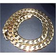 thumbnail image 6 of Cuban Link Chain 9MM, Round, 24K Gold with Inlaid Bronze, Fashion Jewelry Necklaces, Guaranteed for Life, 28 Inches, 6 of 7