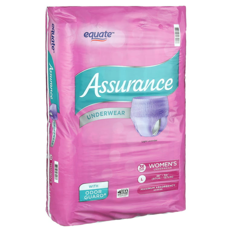 Basics Incontinence & Postpartum Underwear for Women, Maximum  Absorbency, Medium, 60 Count, 3 Packs of 20 (Anteriormente Solimo) no  Shoptime