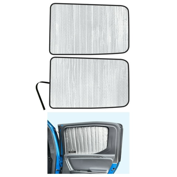 Side Window Rear Seat 2nd Row Sunshade (Set of 2) for 2022-2024 Rivian R1T Truck