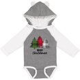 thumbnail image 3 of Inktastic Merry Christmas Plaid Trees Boys or Girls Long Sleeve Baby Bodysuit, 3 of 5