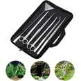 thumbnail image 1 of Nuevo producto, kit de herramientas de acero inoxidable para acuarios, pinzas, tijeras, espátula, juego de paisajismo acuático para pecera de acuario, 1 of 5