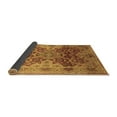 thumbnail image 2 of Ahgly Company Indoor Round Oriental Brown Traditional Area Rugs, 4' Round, 2 of 4