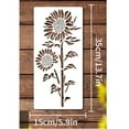 thumbnail image 3 of Floral Garden Stencils for Wood Painting, Sunflower Wildflower Fence Stencil Set for DIY Outdoor Decor, Reusable Large Wall Stencils for Spray Paint Crafts, Yard Art and Mural Projects, 3 of 6