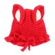 thumbnail image 2 of Gorros cálidos con patrón de dos orejas para bebés de 1 a 4 años rojo, 2 of 9
