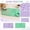 A Green, variant on Slow Feeder Pet Mat, Purple Multi-Texture Silicone Lick Pad, 1 Pack Non-Slip Interactive Slow Feeding Mat, for Dogs Cats Slow Down Eating Anxiety Relief Bath Time Distraction Feeding Use