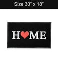 thumbnail image 5 of Outdoor Printed Front Door Mat Home PVC Rug 30x18 Black, 5 of 5