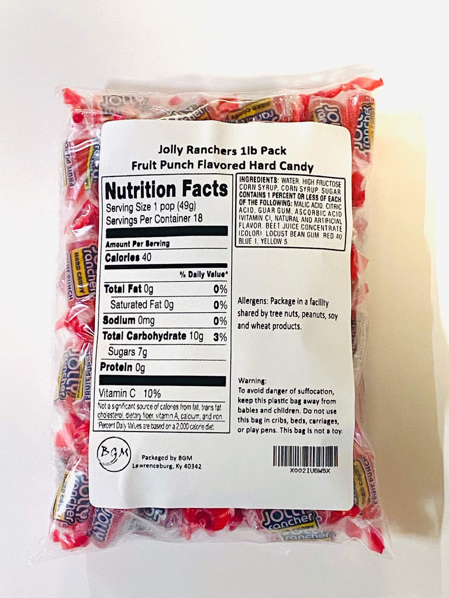 Jolly Ranchers Hard Candy 1 Pound (Fruit Punch)