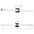 thumbnail image 6 of KAISITE 1-Light Dimmable Bathroom Vanity Light, Water-Proof Bath Bar with Acrylic Lampshade for Mirror, Bathroom, Vanity Area, 6 of 6