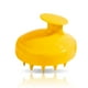 thumbnail image 1 of Scalpo Scalp Cepillo suave Estricidad Alivio Ducha Pelo Masajeado Masajeado Mojado Driso Mojado Baño Scrubber Hombres Exfoliator Hogares Amarillo Yuarrent HA010434-04, 1 of 6