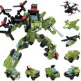 thumbnail image 1 of Juguete de bloques de construcción para niños, ensamblaje de partículas pequeñas, equipo militar de fuerzas especiales, 8 cajas (Xiaomingxing 54006), caja, 1 of 2