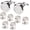 D, variant on Mens Cufflinks and Studs Tuxedo Shirts Business Wedding Initials Alphabet A-Z Gift Set