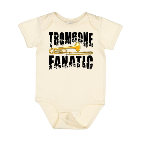 

Inktastic Trombone Fanatic Boys or Girls Baby Bodysuit