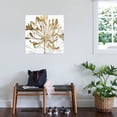 thumbnail image 3 of Art.com Golden Gilt Bloom II Stretched Canvas Print Wall Art by Annie Warren, 30" x 30", 3 of 4