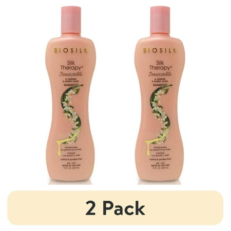 (2 pack) Biosilk Silk Therapy Irresistible Shampoo 12 Oz