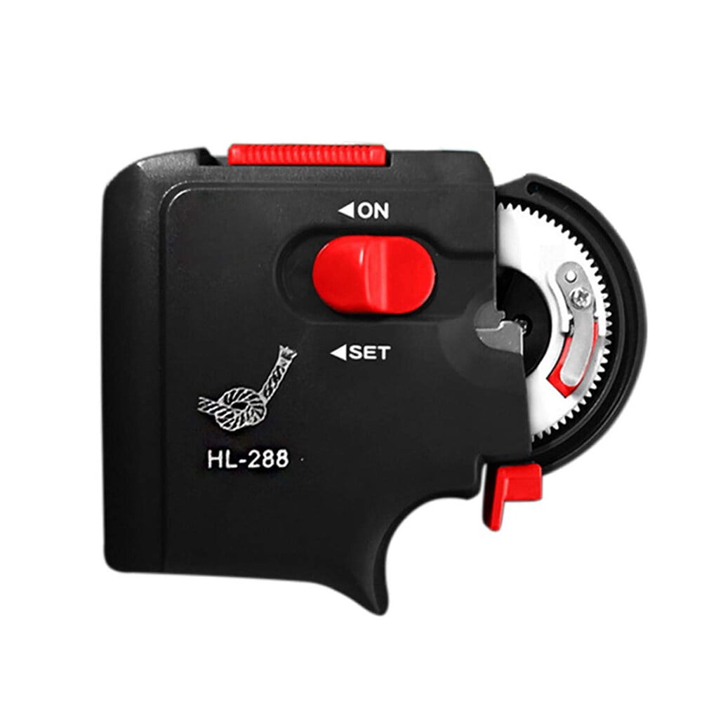 automatic electronic fishing hook line tier machine AKT Electric Tool Knotted Binding Fast Hook Lines Tying Device,LED-001 : Sports & Outdoors  Tying fishing hooks has