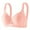 Pink, variant on Wdfiry Women Push Up Bra Solid Color Breathable Wirefree Gathering Underwear Daily Braslettes Soft Support Full Coverage Bras