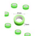 thumbnail image 3 of 3Pcs Magnetic Rings Toys, Magnetic Bracelet Ring Unzip Toy Magical Ring Props Tools, Stress Relief Fidget Toys, Finger Game Finger Toy for Kids or Adults（Green）, 3 of 6