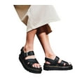 thumbnail image 6 of Dr. Martens Womens Voss II Hydro Leather Sandals w Adjustable Buckle - Black, 6 of 7