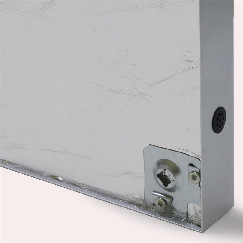 Backing Standard Satin Aluminum 24 x 18 Frame 1 Door Enclosed Vinyl Bulletin Board Size 