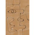 thumbnail image 3 of The Miuus Studio 18x24 Black Modern Framed Museum Art Print Titled - Abstract Face No3., 3 of 5