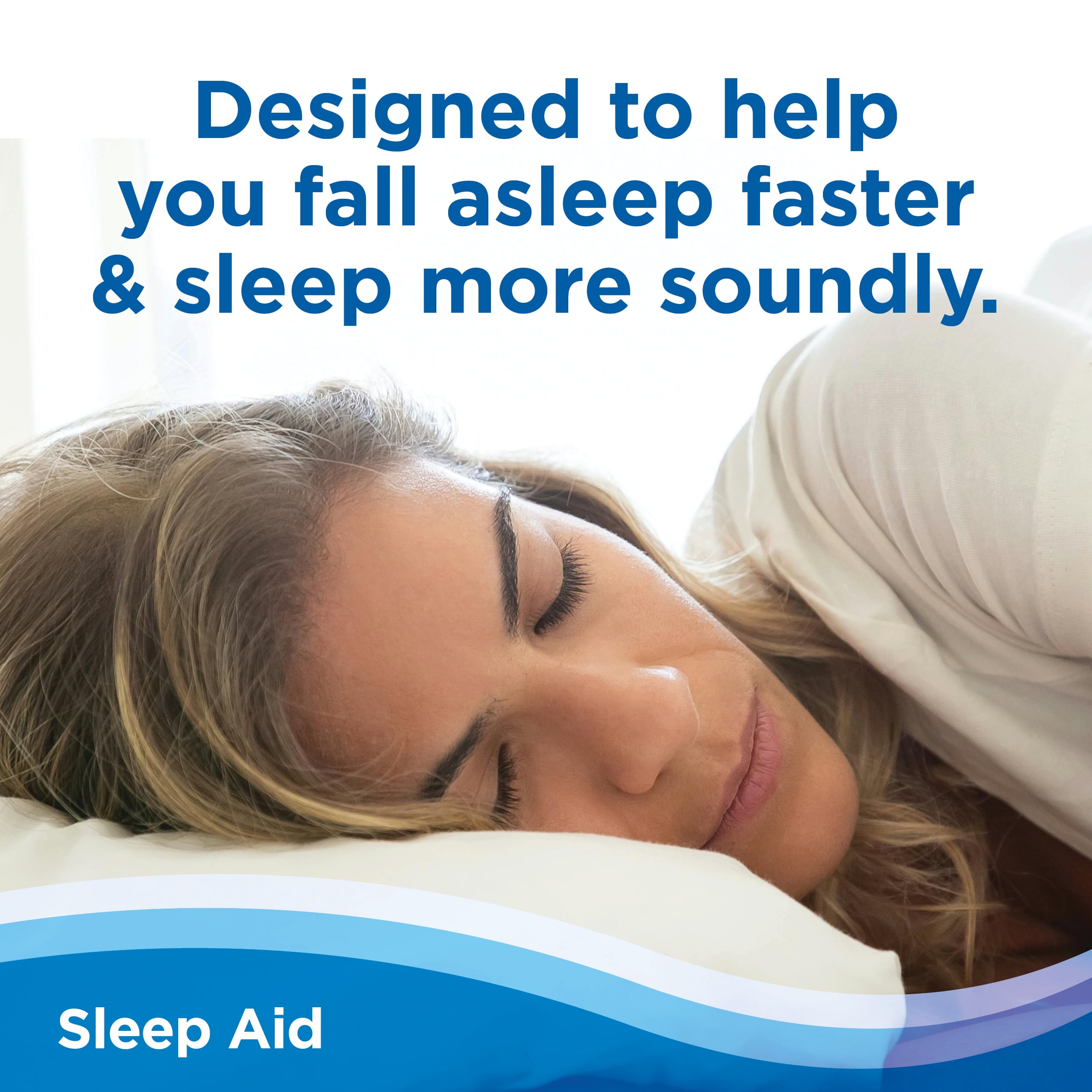 CalmCo Adult Sleep Aid Chewable Gels, 25 mg Diphenhydramine HCl, Promotes Better Sleep, Fall Asleep Faster, Non-Habit Forming, Fantasy Fruit Flavor, 30 Count.