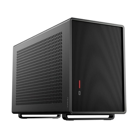 Antec PERFORMANCE1MBLACK Performance 1 M Black, 2 X 120 / 2 X 140mm Fans Support, Pcie 4.0 Riser Cable, Type-c, Mini Itx Gaming Case