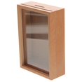 thumbnail image 1 of Piggy Bank Money Saving Jar Coin Jar Saving Box Multi-use Picture Frame Wood Coin Bank for Home, 1 of 4