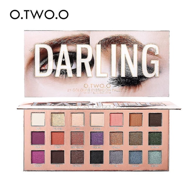 Paleta de sombras de ojos HUOGUO Darling 21 colores en polvo fino