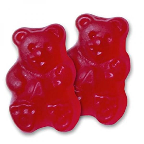 albanese gummy bears/ red raspberry 5lbs/bag 6036