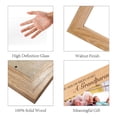 thumbnail image 3 of Grandparent Picture Frame Wood Photo Frames Engraved Display Wooden Tabletop Postcard Frame, 3 of 8