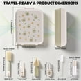 thumbnail image 3 of Baby Bottle Cleaning Set with Foldable Drying Rack 8 in 1 Portable Silicone Bottle Brush Kit for Baby Feeding Supplies with Storage Case, 3 of 8