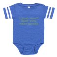 thumbnail image 1 of CafePress - Bl_Dont Like You Very Much - Cute Infant Baby Football Bodysuit, 1 of 1