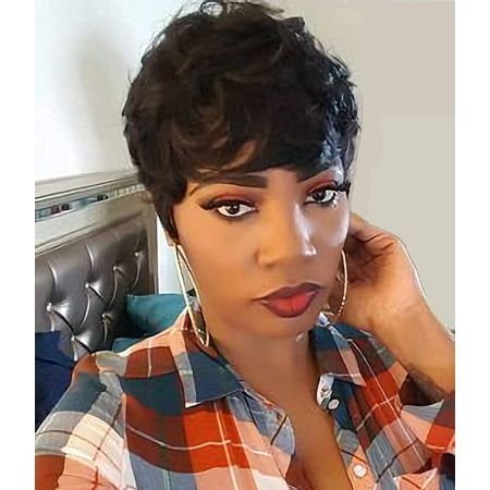 Short Pixie Cut Human Hair Wigs with Bangs for Black Women Short Virgin Human Hair Pixie Wigs Short Layered Human Hair Wigs for Women(1B#) | Walmart Canada Short Pixie Cut Human Hair Wigs with Bangs for Black Women Short Virgin Human Hair Pixie Wigs Short Layered Human Hair Wigs for Women(1B#) | Walmart Canada