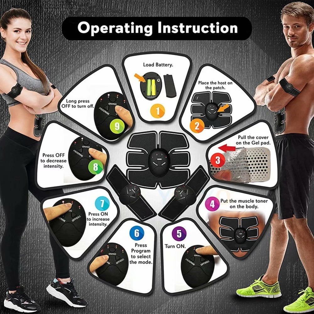 EMS Hip Muscle Stimulator Fitness Lifting Buttock Abdominal Trainer Weight loss 