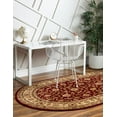 thumbnail image 3 of Rugs.com Aditi Collection Rug – 7' 10 x 10' Oval Red Low Rug Perfect For Living Rooms, Large Dining Rooms, Open Floorplans, 3 of 9