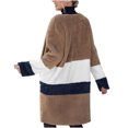 thumbnail image 4 of Pntutb Moda Mujer Trajes Manga larga Sólido Outwear Mantener caliente Invierno tops Abrigos Selecciones de flash Pntutb Pntutb-7323, 4 of 5