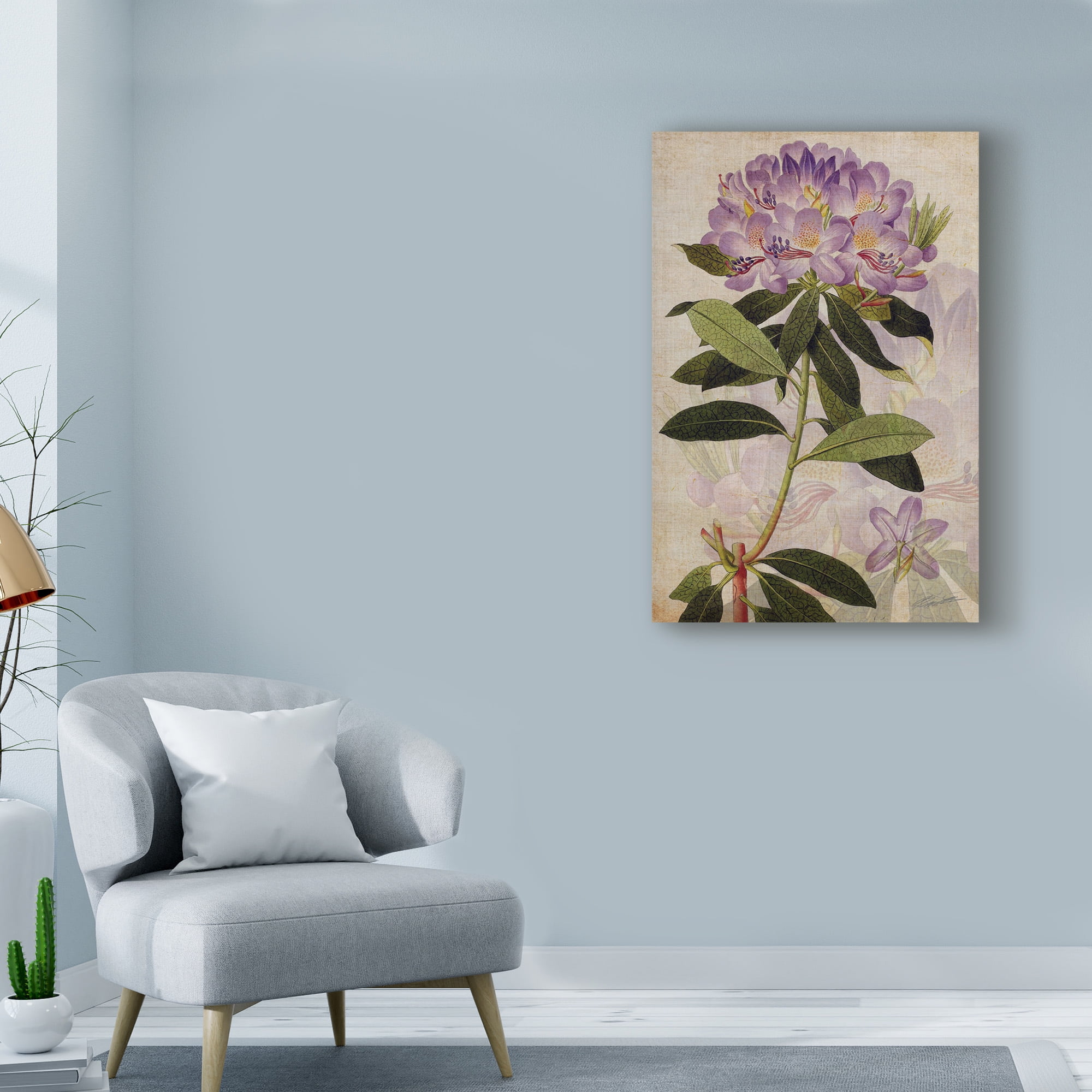 Trademark Fine Art 'Rhododendron II' Canvas Art by John Butler