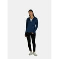 thumbnail image 6 of Athletic Works Women’s and Women's Plus ButterCore Zip-Up Hoodie with Long Sleeves, Sizes XS-4X, 6 of 6
