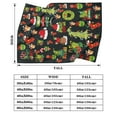 thumbnail image 5 of Christmas Blanket Soft Cozy Throw Blanket Interesting Festival Gift for Couch Sofa Bed Living Room Home Decoration -Black 30*40IN, 5 of 5