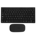 thumbnail image 1 of Miangastore 1 Set Wireless Keyboard With Number Pad And Mouse Black Resin Ergonomic Typing Practice Computer Accessory, 1 of 9