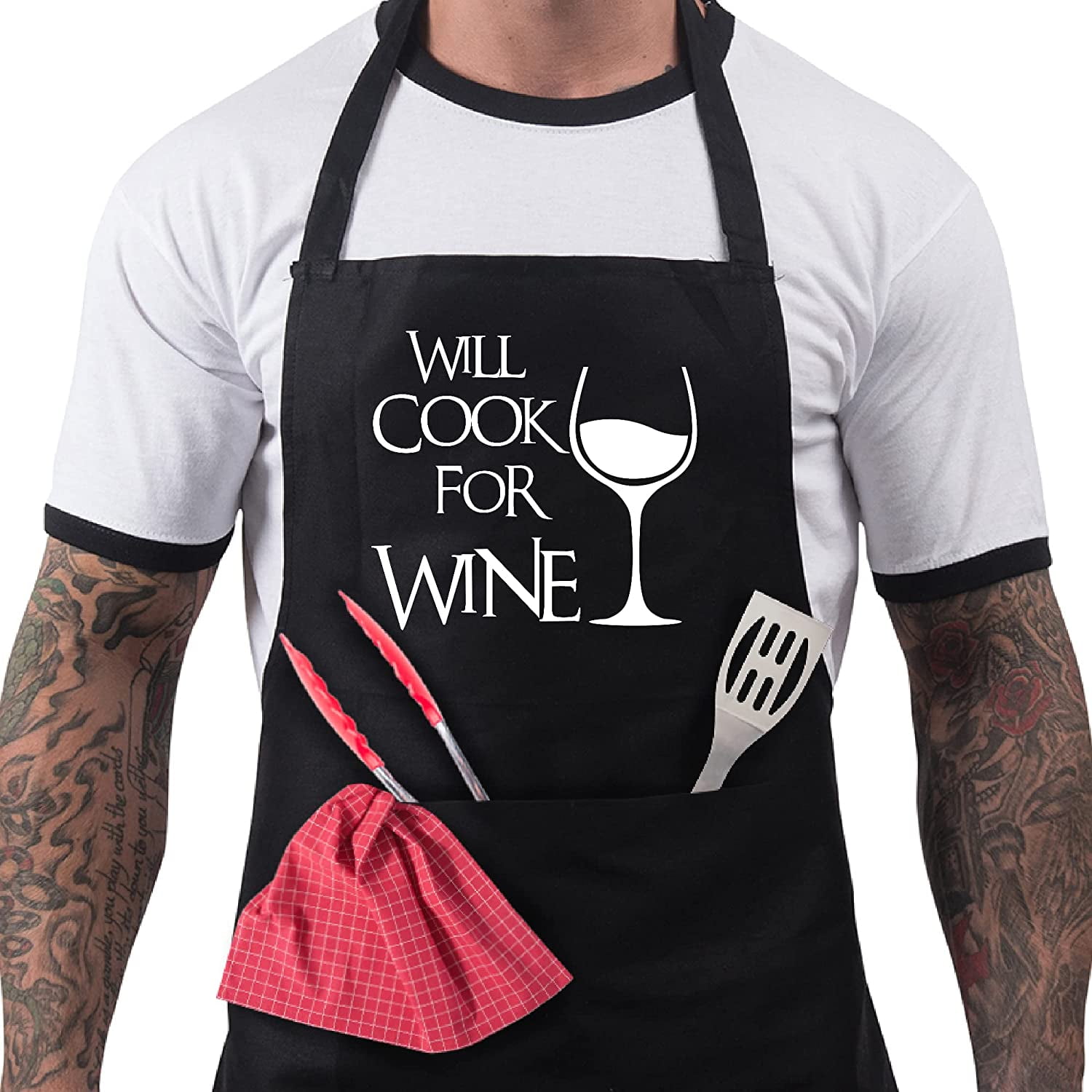 My Job Is Top Secret BBQ Cooking Funny Novelty Apron 