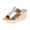 Gold, variant on NOKIO Women's Slip-On Platform Wedge High Heel Sandals Comfortable and Soft Fashion Open Toe Slippers Casual Outdoor Shoes