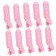 thumbnail image 1 of 10 rulos y pinzas para el cabello con flequillo, rizadores sin calor para dar volumen y peinar en casa (color rosa)., 1 of 5