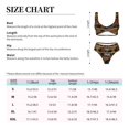 thumbnail image 6 of Wukai Chicken Rooster Women's Bikini Set Two Piece,wimsuit High Waisted V Neck Twist Front Adjustable Spaghetti Straps Bathing Suit-Medium, 6 of 7