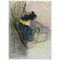 thumbnail image 3 of Henri de Toulouse-Lautrec 11x14 Black Modern Framed Museum Art Print Titled - A Princely Idyl, Clara Ward (1897), 3 of 5